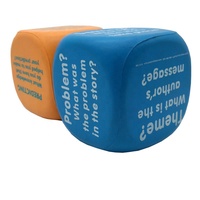 Usine en gros personnalisé 6 faces dés PU balle en mousse souple balle anti-stress jouet balle exercice dés Fitness pour entraînement Yoga dés