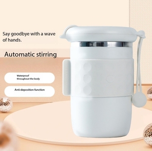 Nouvelle tasse à café et lait à agitation automatique rechargeable par USB, mélangeur magnétique intelligent en acier inoxydable, bouteille d'eau - Product Image 2