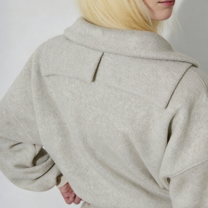 Ensemble de survêtement oversize pour femme, coupe ample personnalisée, en molleton doux, deux pièces, pour tenue décontractée quotidienne, vente en gros - Product Image 2