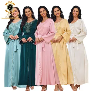 Zaynab Abaya Egyptian Eid Muslim Luxury Women Muslim Dress Dubai Abaya Women Muslim Dress Jalabiya