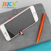Stylo gel en plastique de couleurs assorties promotionnelles avec logo personnalisé Stylo à chevalet stylet de 0.5mm avec qualité d'impression durable