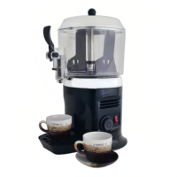Machine à chocolat chaud VOKA 5L noire, alimentation électrique (britannique/australienne/européenne) 220V, facile à utiliser pour les boulangeries