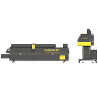 Impresora DTF Industrial Sublistar de 60 cm con 7 Cabezales de Impresión I3200 y Agitador de Polvo para Producción en Masa, Flujo de Trabajo DTF 60 m²/h