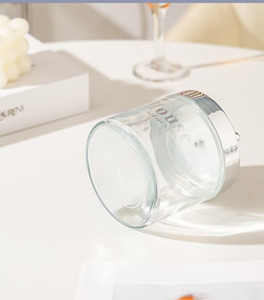 Venta al por mayor tarro de cristal para almacenamiento de aperitivos cocina contenedor de vidrio transparente botella para cereales y galletas galleta lata de comida a prueba de humedad - Product Image 2