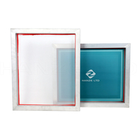 Modèle de sérigraphie sur aluminium sur mesure avec cadre pour tissu