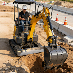 Maßgefertigter 2,5-Tonnen-Mini-Bagger für Obstgärten und Bauernhöfe mit CE EPA Euro 5 Zertifizierung und Rutschfesten Ketten mit Bohrfunktion - Product Image 5