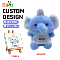 Usine de jouets en peluche : Ours chef en peluche personnalisé avec tablier de cuisinier brodé, en polaire, rembourré de coton PP, service OEM disponible