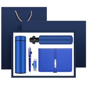 Custom Logo Luxury Business Anniversary <b>Gift</b> Set Stainless Steel Promotional Bottle Umbrella-<b>For</b> Father's Day Graduation Low MOQ - Product Image 1