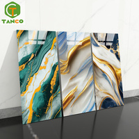 Papier Peint Adhésif 3D Effet Marbre Doré Motif Carrelage Mural Pour Salle de Bain Prix Usine