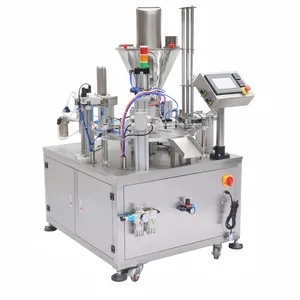 New paper plastic honey spoon sealing machine coffee cup filling and sealing machine aluminum foil sealing machine Coffee powder