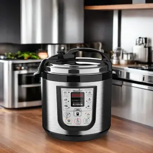 Automatic 6L 220V 80Kpa Freon-free Aluminum Inner Pot Restaurant Multi Functional Electric Pressure Cooker