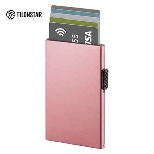 TILONSTAR TVC300 Tarjeta de visita Banco ID Crédito Universal Antirrobo RFID Bloqueo Billetera Titular de la tarjeta de aluminio para viajes y trabajo - Product Image 3