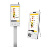 Kiosco de Autoservicio Facepos de 24/32 Pulgadas, Pantalla Táctil Todo en Uno para Pagos, Kiosco con Sistema Operativo Windows y Android, Computadora POS
