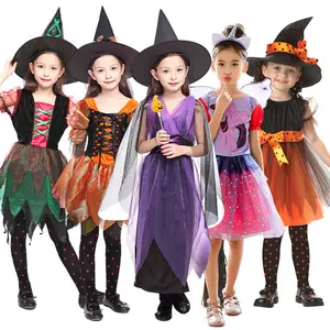 万圣节儿童服装角色扮演动漫服装女巫角色扮演万圣节服装