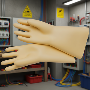 Guantes Aislantes para Electricistas, Talla Mediana, para Uso en Seguridad Eléctrica - Product Image 3
