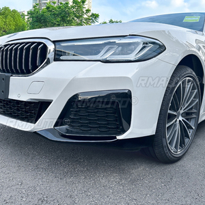 ลิ้นกันชนหน้าสีดำเงา สปอยเลอร์ ดิฟฟิวเซอร์ ชุดแต่งสำหรับ BMW ซีรีส์ 5 G30 G31 LCI M Sport ปี 2021-2023 - Product Image 5