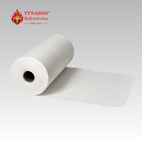 1260 ° Papier en fibre céramique ignifuge C, plusieurs épaisseurs 1 mm-10 mm, papier isolant résistant à la chaleur pour l'étanchéité des fours
