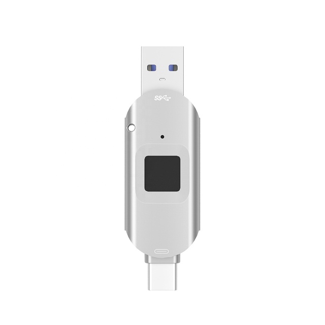 Bulk Fingerprint USB3.0 Encrypted Usb Flash Drive With Password Encryption Memory Stick Security Protection Thumb Drive