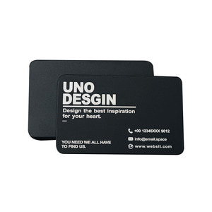 0.8 مللي متر سميكة فارغة مات الأسود ساندبلاستيد المؤكسد صفيحة ألومينيوم سطحي ملاءات وسم المعادن اللوحة علامات زيارة بطاقات الأعمال - Product Image 6