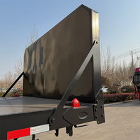 Semi-remorque à plateau en acier robuste à 3 essieux LUYI, capacité de charge de 40 à 80 tonnes, pour le transport de conteneurs, les ports, la logistique et les expéditions