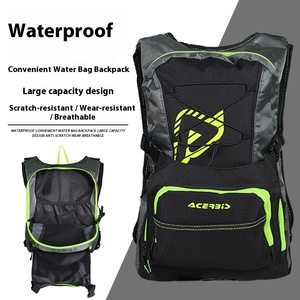 Acberis Mochila Impermeable para Exteriores Estilo Caballero, Bolsa de Hidratación Resistente al Desgaste para Béisbol, Motocicleta Todoterreno, Equipaje y <span class=keywords><strong>Alforjas</strong></span> - Product Image 2
