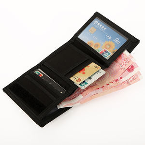 <span class=keywords><strong>Portefeuille</strong></span> tactique à trois volets pour hommes, porte-monnaie tactique avec poches pour pièces de monnaie, Logo imprimé personnalisé, portefeuilles personnalisables bon marché pour hommes - Product Image 3