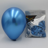 Ballons en latex chromés de 12 pouces de couleur verte, prix de gros, haute qualité