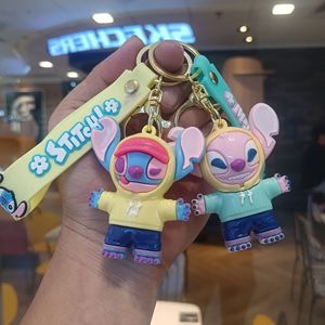 Karikatür parlak peluş oyuncak anahtarlık dikiş sevimli araba şeklinde anahtarlık daire şeklinde heykelcik yaratıcı öğrenci sırt çantası aksesuar - Product Image 1