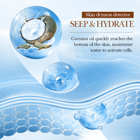 SADOER – Coffret de Soins Visage à l'Huile de Coco Bio Hydratant et Nourrissant – 6 Pièces – Idéal pour la Vente en Gros et les Cadeaux