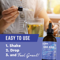 OEM Kava Kava Gouttes Liquide Calmant Extrait de Kava à Haute Concentration avec Camomille et Lavande Soutien du Sommeil et de l'Humeur pour Adultes