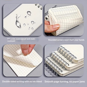 Blocco Note A7 Mini con Spirale, Copertina in PP, Diario Portatile, Quaderno a Righe per Studenti - Product Image 4