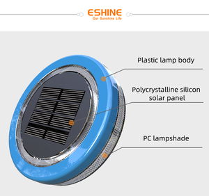 Lumière LED solaire flottante étanche IP68 pour piscines et jardins Lumières de fontaine résistantes aux UV gonflables durables - Product Image 3