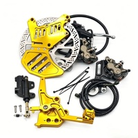 Surron Ultra Bee CNC Aluminium Hinterrad-Bremshebel mit Doppelbremssattel-Halterung, Hochleistungs-Elektrofahrrad Talaria MX4 E-Ride Pro SS