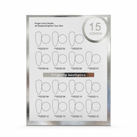 Présentoir de vernis à ongles professionnel 15 couleurs, nouveau design, avec support métallique pour salon
