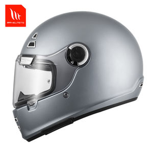 Casco MT Jarama Español Certificado por DOT y CCC, Acabado a Mano, Doble Visera, Material ABS, Probado en Túnel de Viento, para Motocicletas Clásicas/Personalizadas/Urbanas, Nuevo - Product Image 2