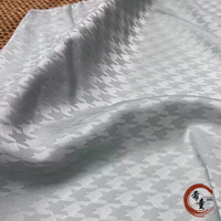 Tissu satiné jacquard, tissus satinés pour robes, nouveau design, motif quadrillé Plover, vente en gros pour vêtements