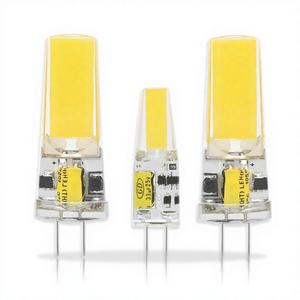 10 Bombillas LED COB G4 G9 E14 de Cristal, Regulables, AC/DC 12V-220V 6W-9W, Ángulo de Haz de 360°, Blanco Cálido, Repuesto para Lámparas de Araña - Product Image 1