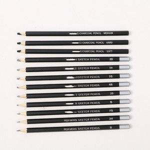 Set di 12 Matite da <span class=keywords><strong>Disegno</strong></span> H 8B in Grafite con Mina Nera, Confezione in Scatola di Legno per <span class=keywords><strong>Disegno</strong></span> <span class=keywords><strong>e</strong></span> Ombreggiatura - Product Image 2