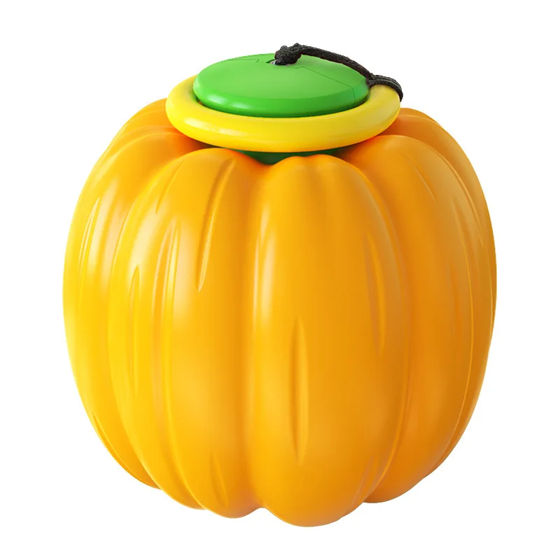 Pumpkin Hand-Throwing Elastic Pet Toy Ball