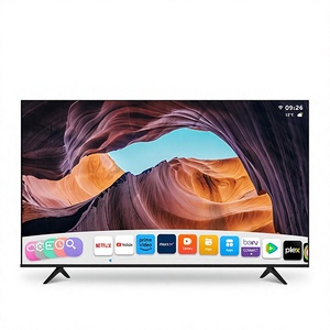 Téléviseur intelligent WiFi LED 4K 2160p noir pour TV 42/55/65/85/100 pouces avec écran 60Hz, fonction de mise en miroir, grandes tailles d'écran pour profiter de films et de jeux - Product Image 1
