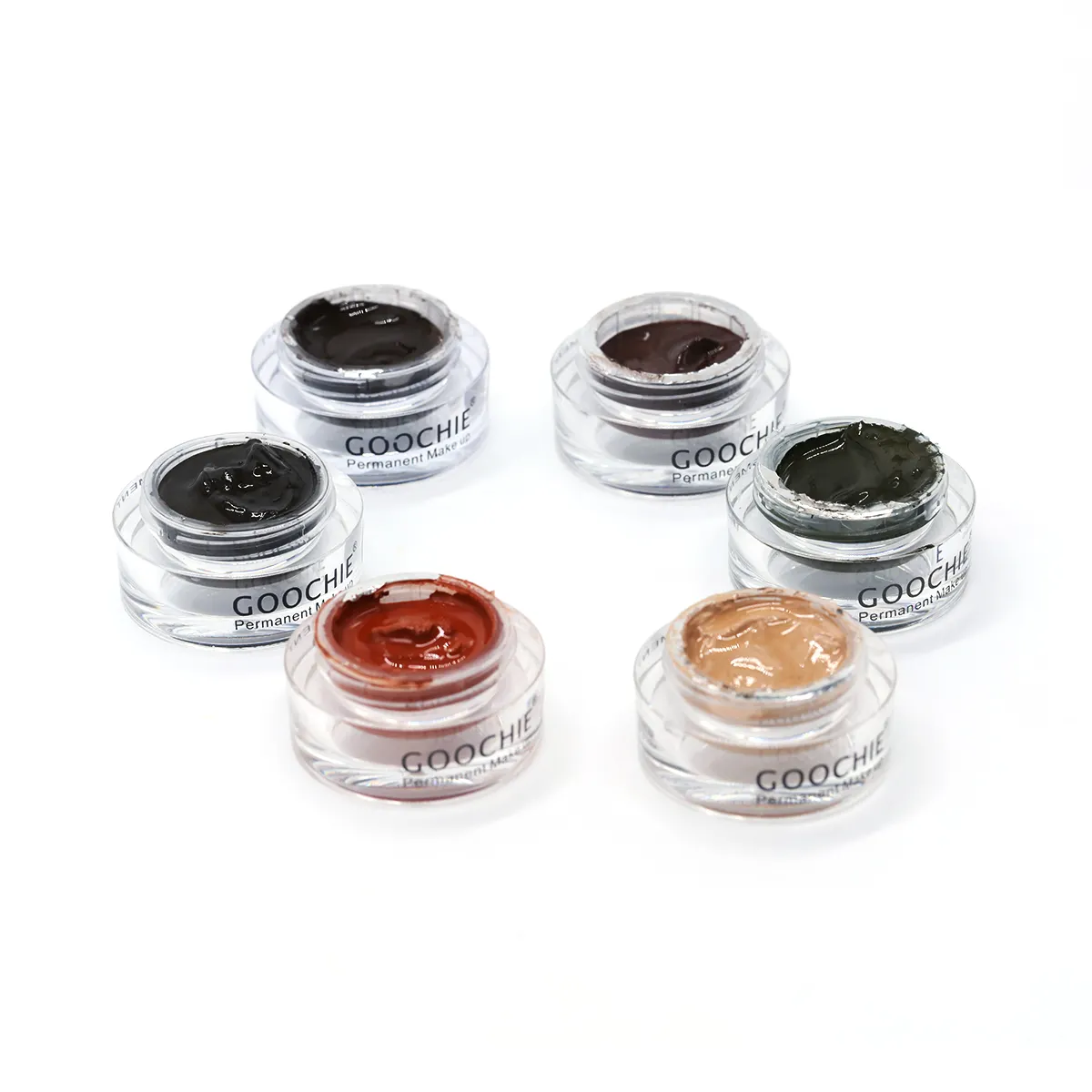 Goochie Microblading semi-sourcil organique Microshading Crème de maquillage permanente Pigment Encre de tatouage cosmétique