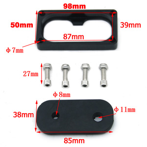 Aluminum Gear <b>Shift</b> Lever Base For Honda Civic K20 K20a2 K20z K Series Black Red Silver Blue Rustproof - Product Image 3
