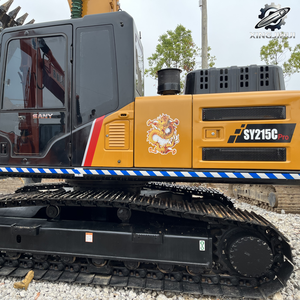 Excavadora de cadenas usada SANY 215, de segunda mano, marca original japonesa, 21.5 toneladas, excavadora de cadenas de tamaño mediano, excavadora usada. - Product Image 3