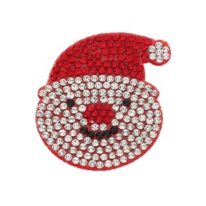 Série Criativa de Natal: Desenhos de Strass Termocolantes, <span class=keywords><strong>Patches</strong></span> de Chapéu de Papai Noel em Desenho Animado, Clássicos da China para Vestuário DIY - Product Image 5