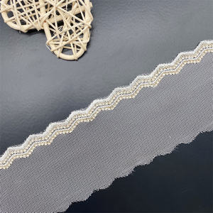 Hilo dorado bordado Lolita malla encaje Soluble en agua accesorios de ropa de encaje para niños para zapatos y encaje de amor - Product Image 1