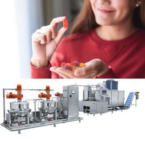 Servo Pouring Automatic Pectin/gelatin Animal Gummy Jelly Candy Production <b>Line</b> <b>Processing</b> Equipment - Product Image 2