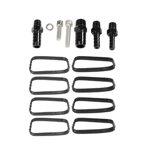 102 мм алюминиевый низкий LS3 L92 L99 LSA впускной коллектор 6.2L черный серебристый с корпусом дроссельной заслонки с топливными рельсами - Product Image 6