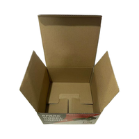 Caja de embalaje de cartón corrugado resistente y duradera personalizada, carpeta de revestimiento de esponja de papel Kraft, laminación mate, lámina dorada, revestimiento UV