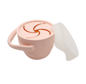 Tasse à collation pliable en silicone pour bébé et maman, avec couvercle, design élégant, pour aliments complémentaires, vaisselle pour bébé - Product Image 3