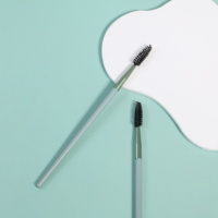 Pinceau cosmétique multifonction pour femmes, brosse à cils, spoolies en fibres synthétiques, manche en bois pour le maquillage des sourcils et des cils